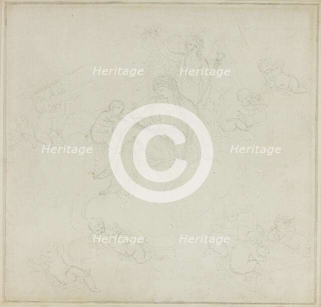 Venus with Putti, n.d. Creator: Giovanni Battista Cipriani.