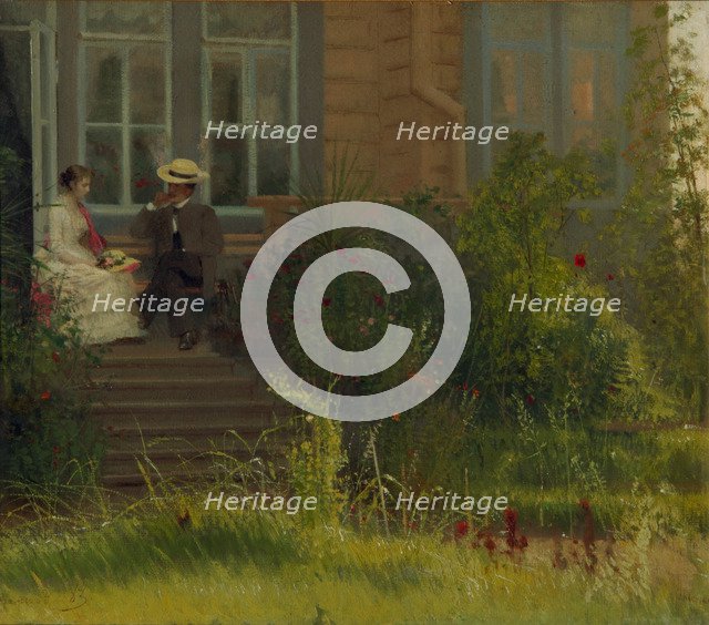 Artist's Dacha at Siverskaya, 1883. Artist: Kramskoi, Ivan Nikolayevich (1837-1887)