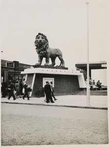 South Bank Lion, York Road, Lambeth, Greater London Authority, 1951. Creator: JR Uppington.