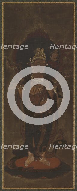 One of the twelve deva: Emma-ten (Yama or Suyama-deva?), late 15th-early 16th century. Creator: Unknown.