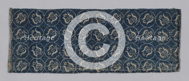 Fragment, France, 18th century. Creator: Unknown.