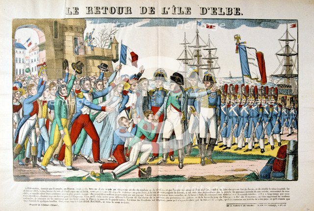The return of Napoleon from the Isle of Elba, 26 February 1815, (c1835) Artist: Francois Georgin