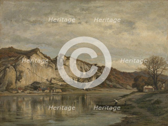 Rocher de Frêne near Profondeville, 1872. Creator: Theodore Baron.