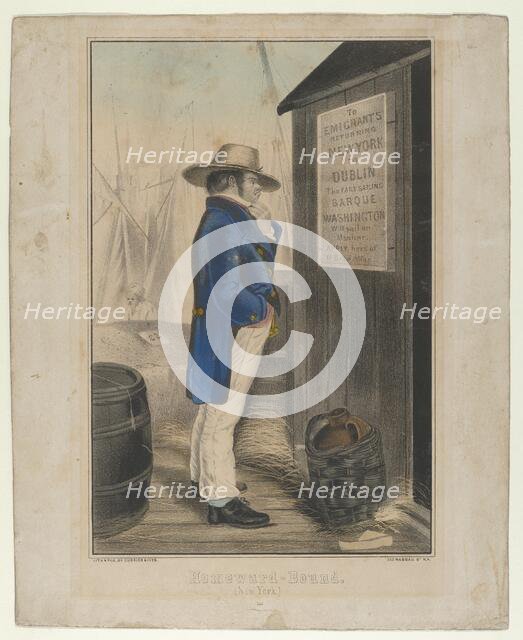 Homeward Bound (New York), ca. 1860. Creator: Unknown.