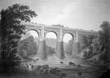 Marple Aqueduct, Peak Forest Canal, Greater Manchester, 1803. Artist: Unknown