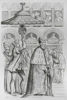 Grand procession of the Doge of Venice, 16th century, (1878). Creator: Unknown.