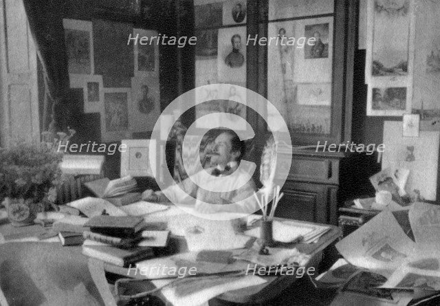 Edmond Rostand, French poet and dramatist, 1908. Artist: Unknown