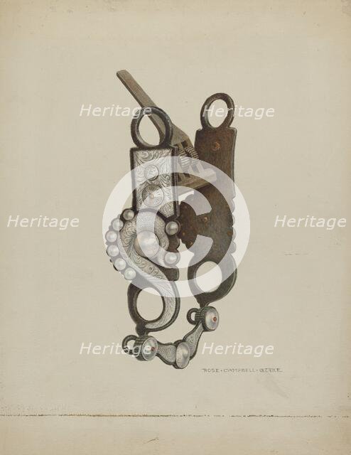 Bit, c. 1938. Creator: Rose Campbell-Gerke.