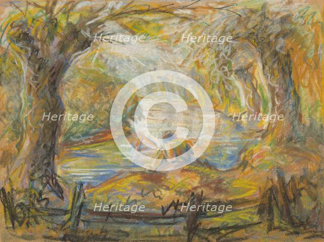 At the river, 1935-1945. Creator: Ludovít Varga.