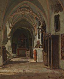 Church interior from Fraueninsel, 1870. Creator: Hjalmar Munsterhjelm.