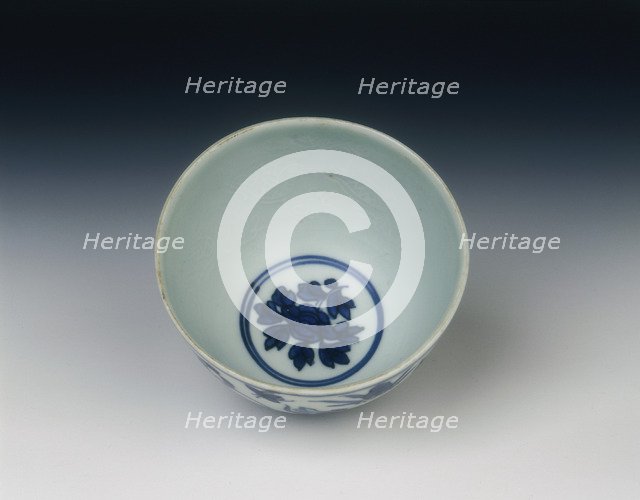 Blue and white bowl, Ming dynasty, China, 1550-1599. Artist: Unknown