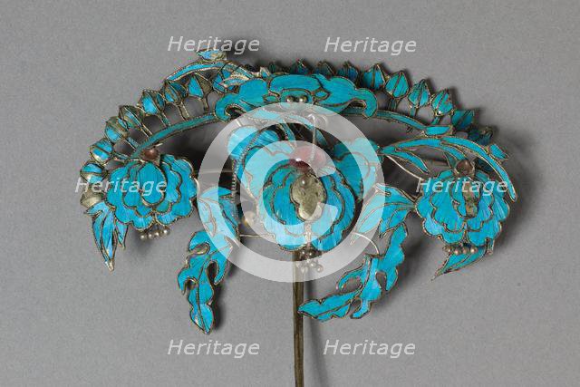 Headdress Ornament, 1800s-1900s. Creator: Unknown.