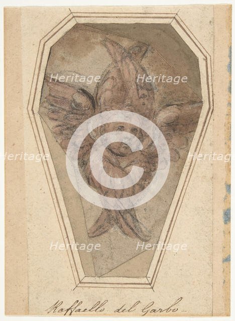 A Seraph (Cartoon for an Embroidery), 1466-1524. Creator: Raffaellino del Garbo.