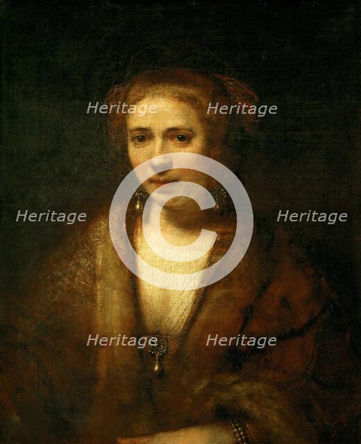 Portrait of Hendrickje Stoffels (1625-1662), ca 1654. Creator: Rembrandt van Rhijn (1606-1669).