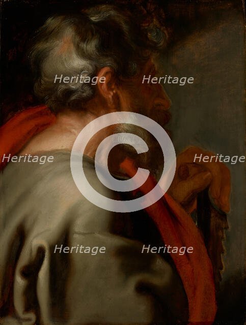 The Apostle Simon, about 1618. Creator: Anthony van Dyck.