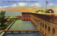 Old Fort Jefferson on the Dry Tortugas, near Key West, Florida, USA, 1940. Artist: Unknown