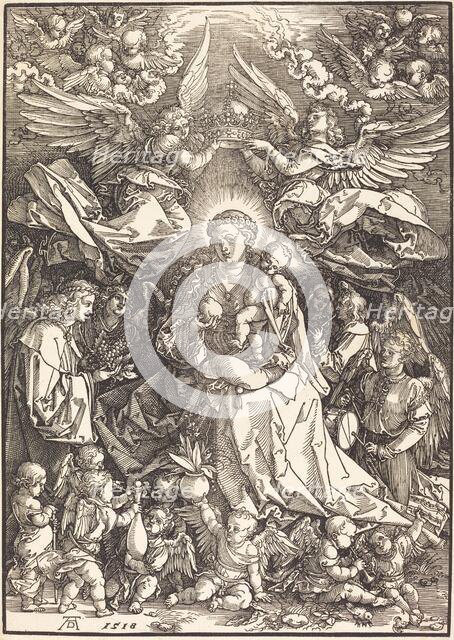 The Virgin Surrounded by Many Angels, 1518. Creator: Albrecht Durer.