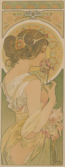 La primevère, 1899. Creator: Mucha, Alfons Marie (1860-1939).