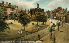 Market Place, Chipping Norton, Oxfordshire, late 19th or early 20th century.Artist: Langsdorff and Co