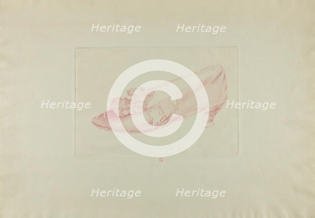 The Assault of the Shoe, 1888. Creator: Henri-Charles Guerard.