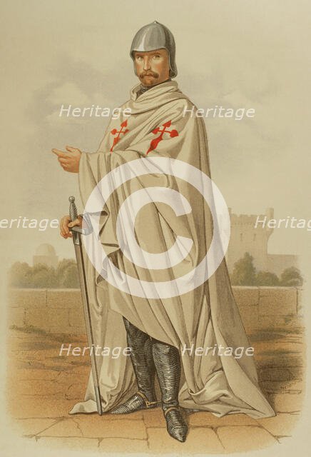 Knight of the Order of Santiago, in the early days of the institution, dressed in war dress, 1865.  Creator: Unknown.