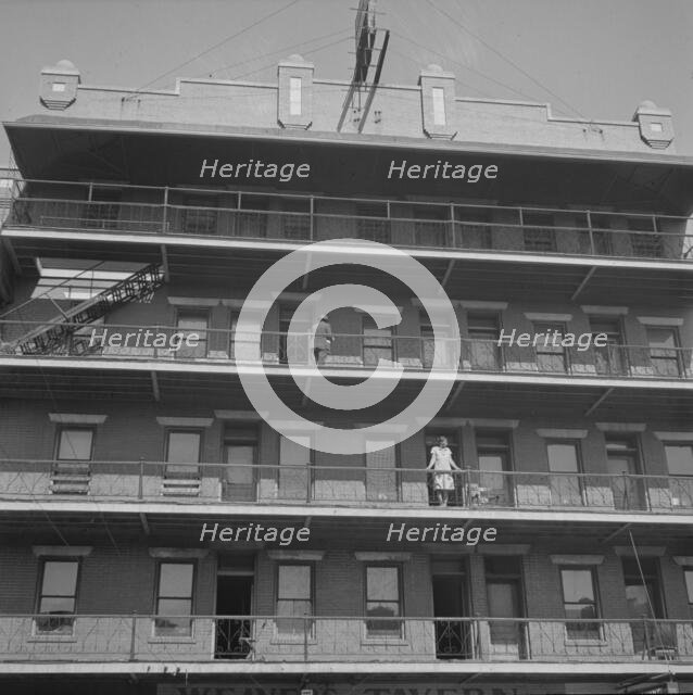 Negro apartment house, Jacksonville, Florida, 1943. Creator: Gordon Parks.