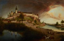 "View of Wawel" by Jan Nepomucen Glowacki, 1876. Creator: Jan Nepomucen Glowacki.