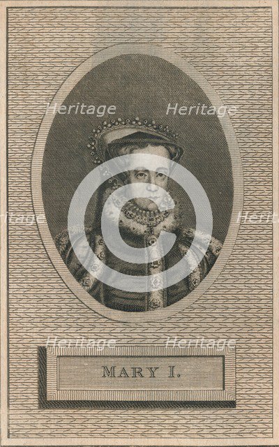 Queen Mary I, 1793. Artist: Unknown.