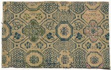 Textile Fragment, 1800s - early 1900s. Creator: Unknown.