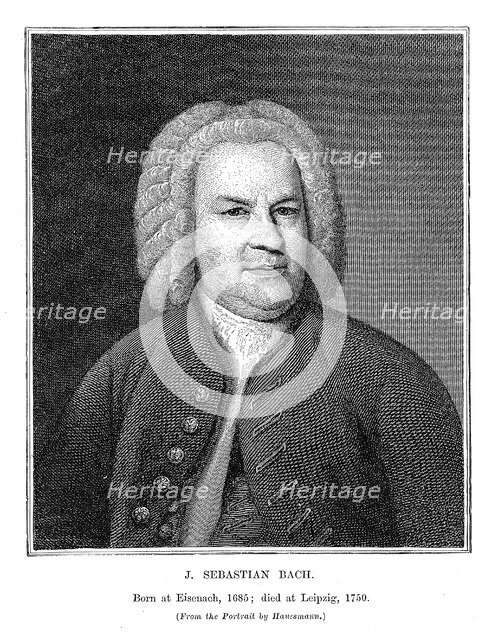 Johann Sebastian Bach (1685-1750), German composer and organist, 1746. Artist: Unknown
