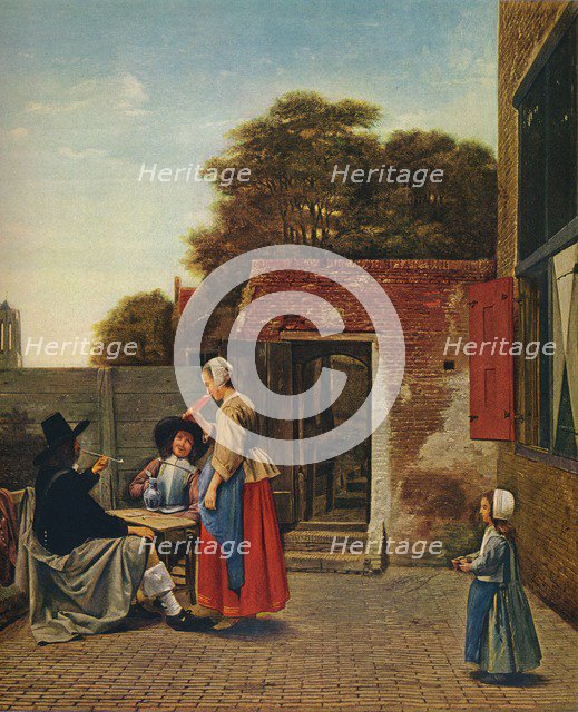 'A Dutch Courtyard', 1658-1660. Artist: Pieter de Hooch.