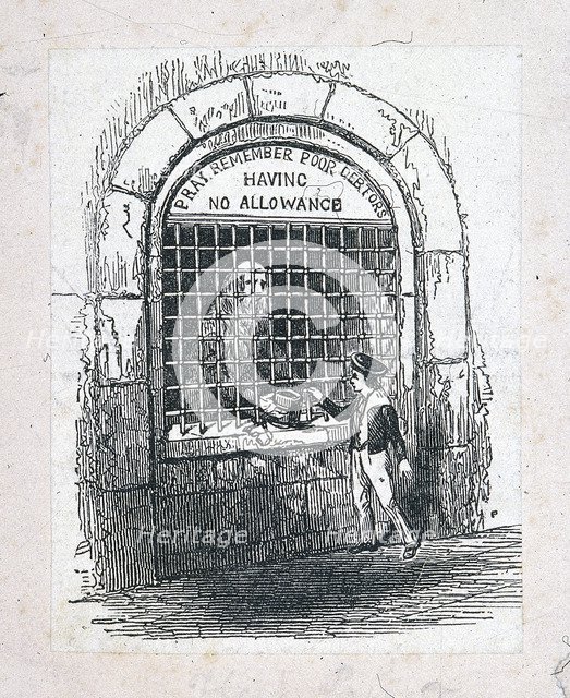 Fleet Prison, London, c1800. Artist: Anon