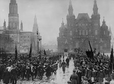 Celebrations on the occasion of the 8th anniversary of the October Revolution in Moscow, 1925. Creator: Anonymous.