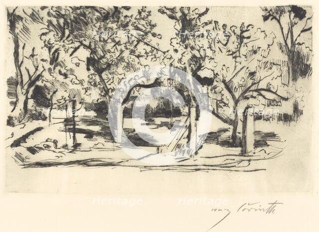 Obstgarten (Orchard), 1918. Creator: Lovis Corinth.