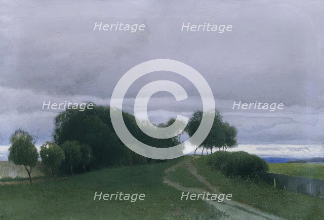 Cloudy evening, 1903. Creator: Ferdinand Brunner.