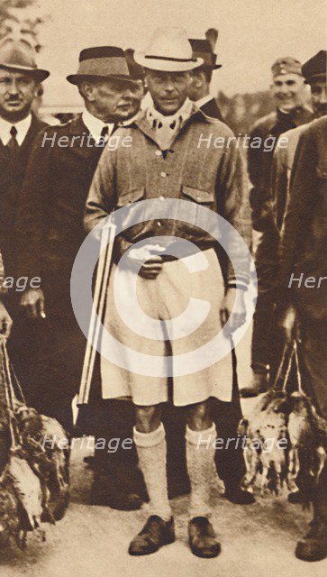 'Back from a Partridge Shoot', Austria 1936 (1937). Artist: Unknown.