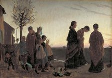 Confirmation Sunday, Dragor, 1876-1880. Creator: Viggo Johansen.