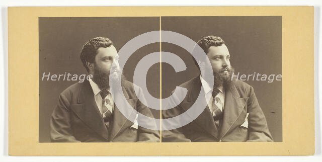 Untitled (Portrait of a Man), Mid 19th century. Creator: K.K. Hof.