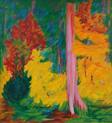 Autumn in the forest, 1920-1924. Creator: Bauknecht, Philipp (1884-1933).