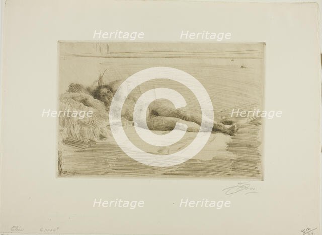 Elin, 1913-14. Creator: Anders Leonard Zorn.