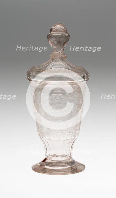 Goblet with Cover, Schleswig, c. 1730. Creator: Unknown.
