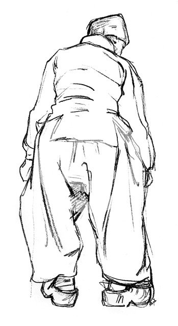 Study of a Dutch boatman, 1898.Artist: Nico Jungmann