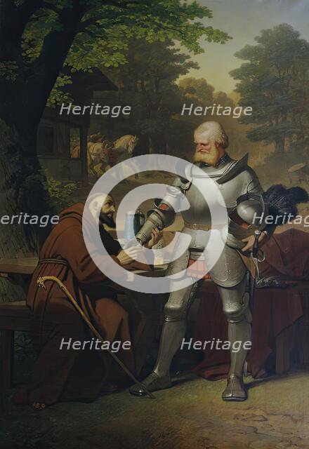 Scene from Goethe's "Götz von Berlichingen", 1864. Creator: Philipp Foltz.