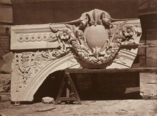 Ornamental Sculpture from the Paris Opera House (Arch Detail), 1865. Creator: Louis-Emile Durandelle.