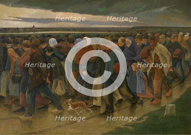 Last Eyesight, 1896. Creator: Eugene Laermans.