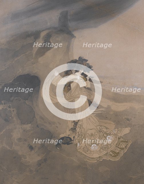 Elegant Ladies on the Beach (Élégantes sur la plage).
