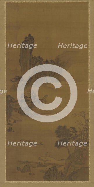 Landscape with Ferry Boats, Qing dynasty, 18th century. Creator: Unknown.