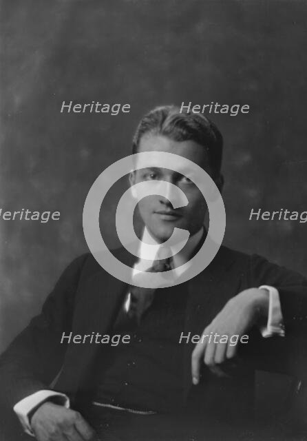 Mr. R.R. Dickey Jr., portrait photograph, 1919 June 7. Creator: Arnold Genthe.