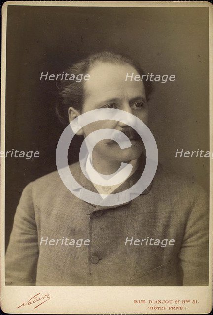 Jules Massenet, French composer, late 19th century. Artist: Nadar