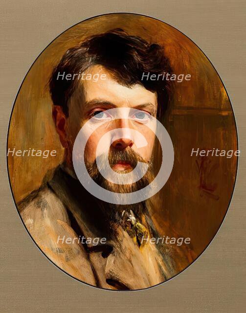 William Ewart Lockhart, Self Portrait, 1884. Creator: William Ewart Lockhart.